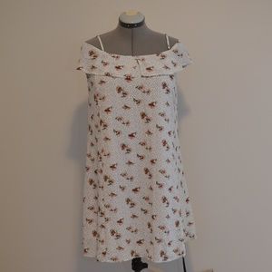 Molly Green Off-the-Shoulder Floral Summer Dress